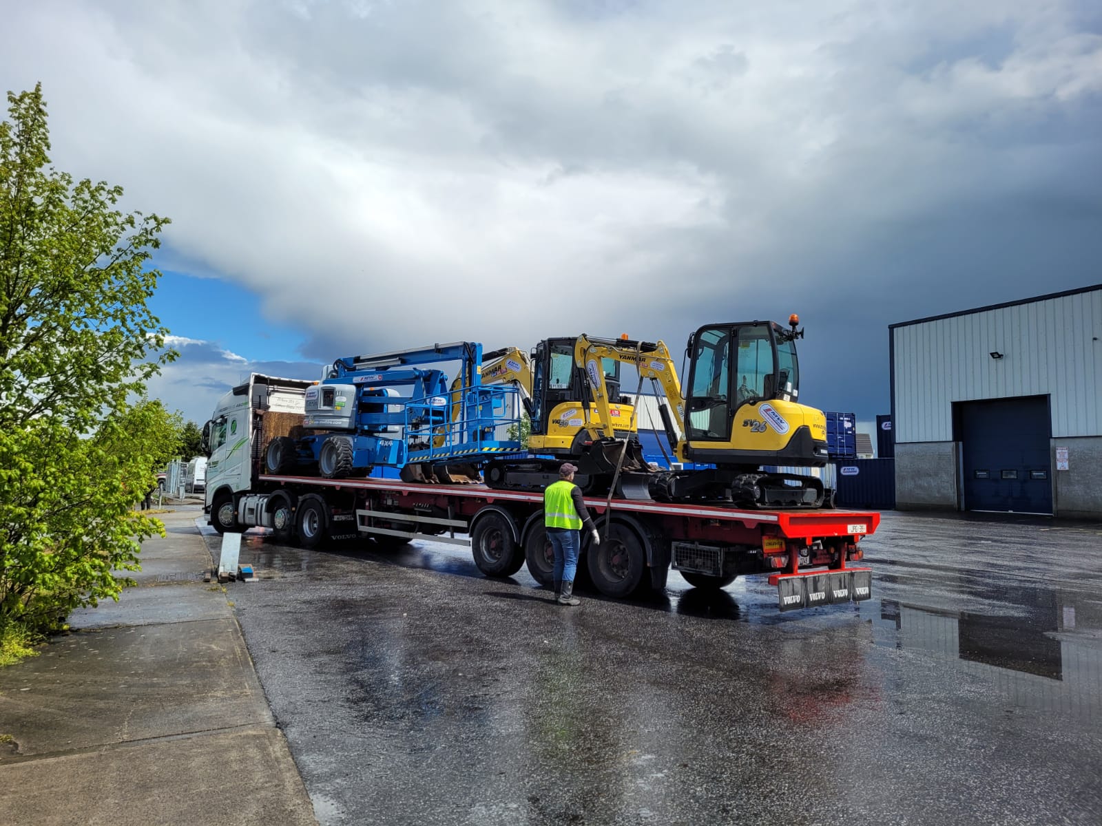 Ex - Rental Excavators and Access Equipment SOLD to a customer in the UK 